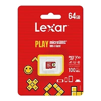 Carte UHS-I Lexar 64 Go PLAY microSDXC