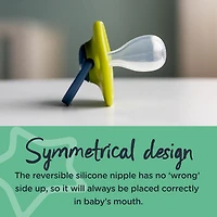 Sucettes de la gamme FunBrights de Tommee Tippee, avec boîte de stérilisation (6-18m, 2 pièces)