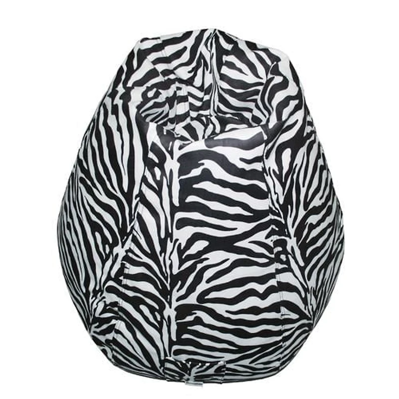 Fauteuil poire à motif zébré de Boscoman