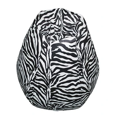 Fauteuil poire à motif zébré de Boscoman