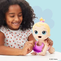 Baby Alive Lil Snacks Doll, Eats and "Poops," 8-inch Baby Doll Toy, Kids 3 and Up, Blonde Hair