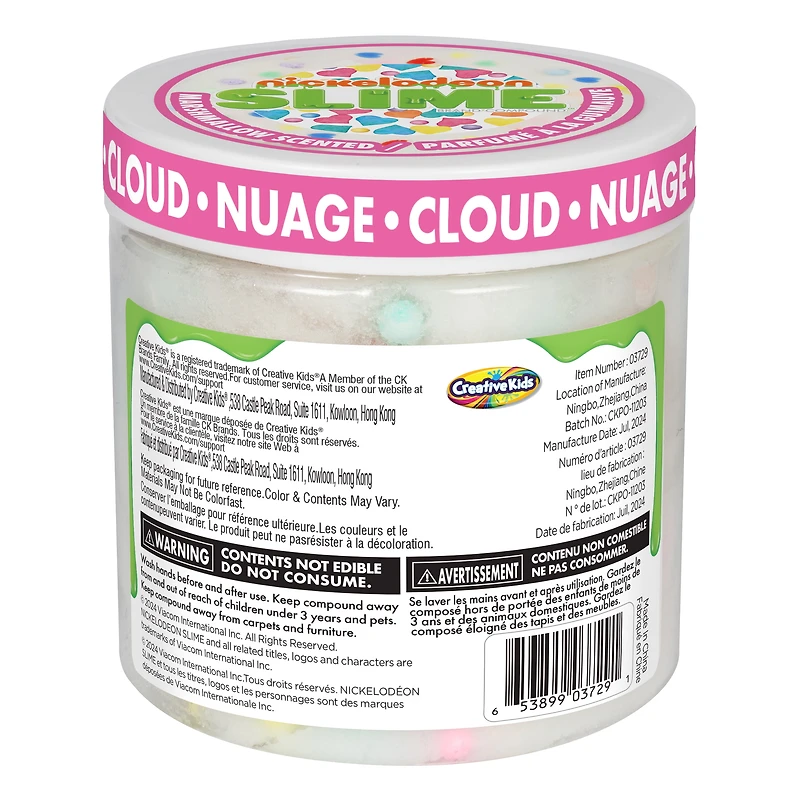 Nickelodeon Slime Specialty Jars - Marshmallow Dreams Cloud