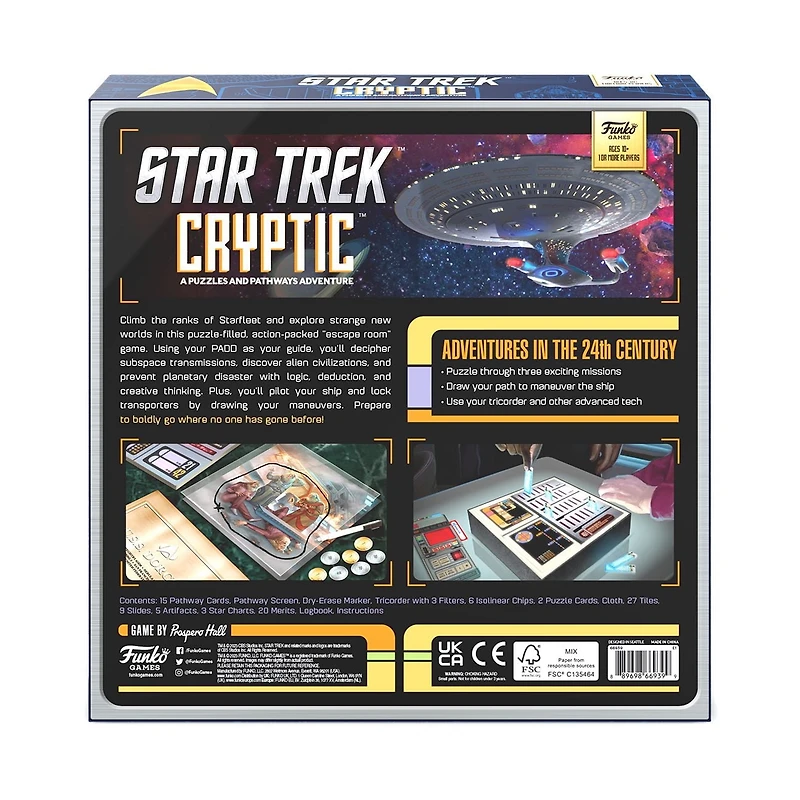 Funko Games Jeu De STAR TREK CRYPTIC