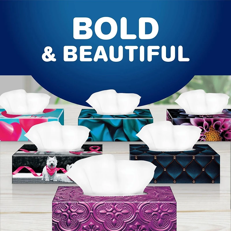 Scotties Supreme 3-ply Facial Tissues, Hypoallergenic and Dermatologist Tested, 9 Boxes, 88 Tissues per Box