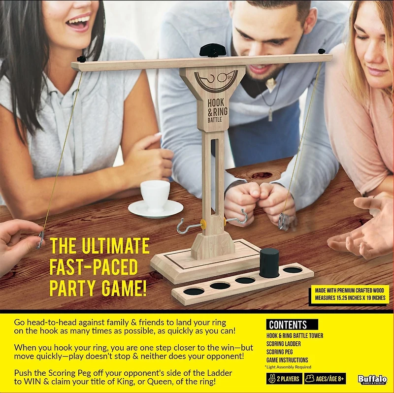 Buffalo Games - Hook & Ring Battle Game for Ages 8+