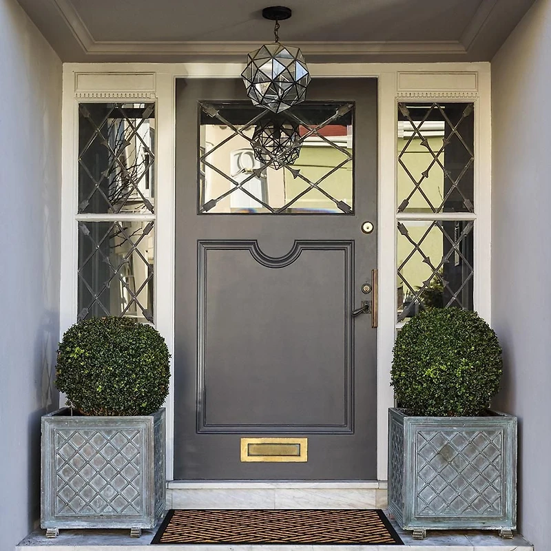 Paillasson diagonal en fibre de coco Home Décor Inc. – Fibre naturelle durable, envers antidérapant