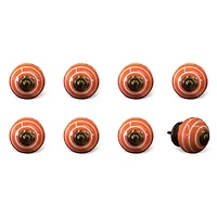 KNOB-IT VINTAGE HANDPAINTED CERAMIC KNOBS (8 Pack) K000001