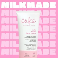 Cake Beauty Velveteen Hand Cream, Milk Made - Soothing, Lightweight Hand Cream - Oat Extract Concentrate, Marshmallow Root Extract & Shea Butter - Travel Sized Hand Cream - 60 mL