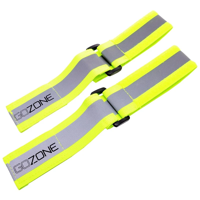 GoZone Reflective Bands – Lime/Grey, Adjustable fit
