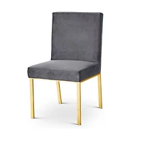 Canadian Chicago Gold Dining Chair (Set of 2)