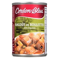 Cordon Bleu Ragoût de boulettes avec légumes