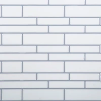 Truu Design Self-Adhesive Slim Subway Peel and Stick Backsplash Wall Tiles