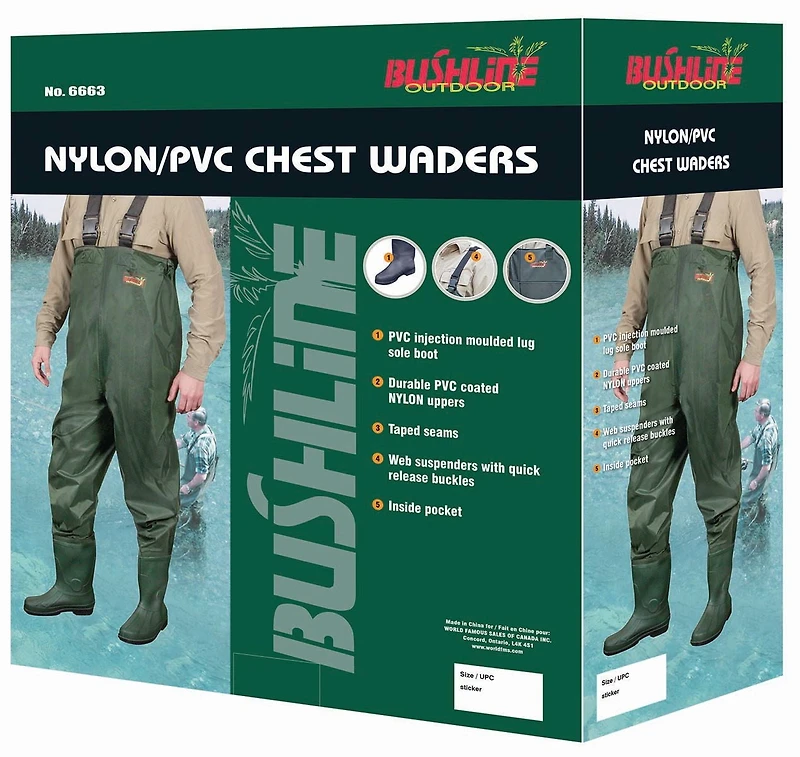 Cuissard Bushline en Nylon/PVC