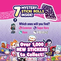 Sticki Rolls Sticki Book - Wearable & Shareable Sticker Bracelet + Collection Book - 120 Mini Stickers - 50 Activity Pages - 1000+ Sticker Designs