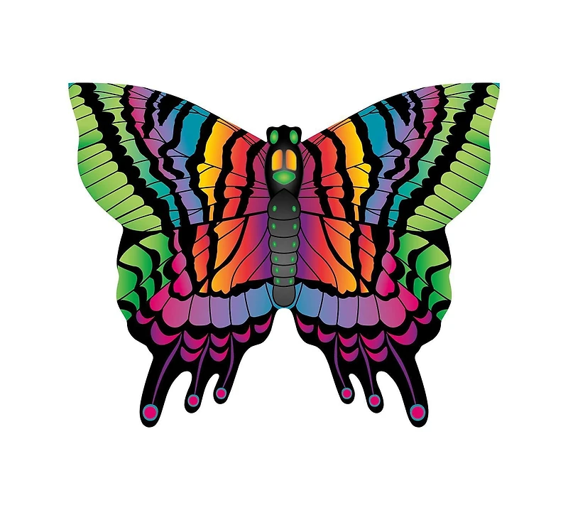 Cerf-volant en poly X Kites Butterfly de 28 pouces - Emerald Cerf-volant papillon