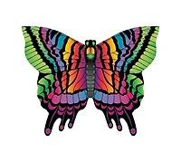 Cerf-volant en poly X Kites Butterfly de 28 pouces - Emerald Cerf-volant papillon