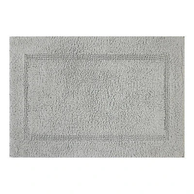 Tapis de bain réversible en coton Better Homes & Gardens, argent doux, 43 x 61 cm 100 % coton, 17 po x 24 po