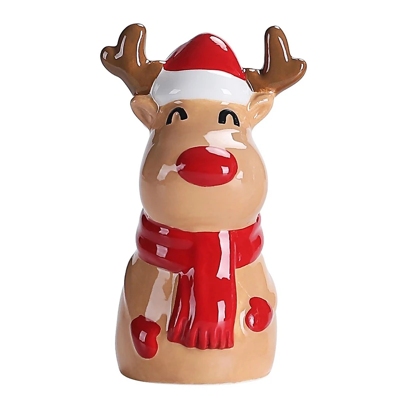 Holiday Time Reindeer Salt & Pepper Shakers