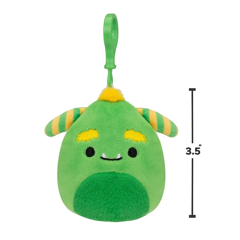 Squishmallows 3.5" Clip-on - Green Monster