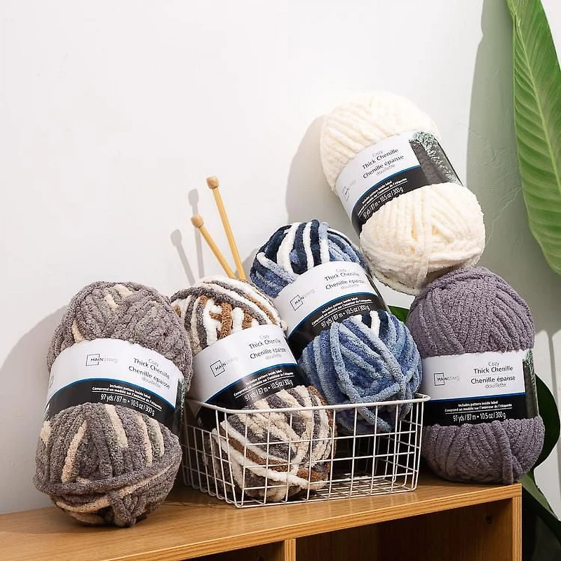 Fil chenille épais Mainstays marbre Fil chenille épais