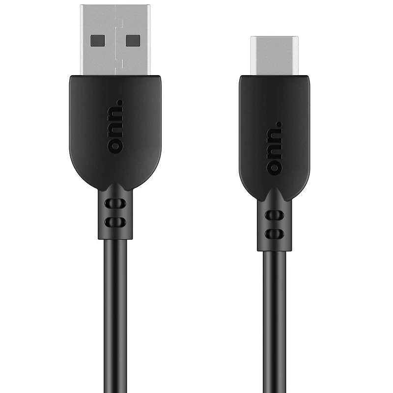 Câble USB à haut débit certifié USB-A vers USB-C de 3 m/10 pi de Onn. Transfère pendant chargement