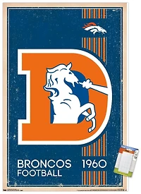 NFL Denver Broncos - Logo rétro 14