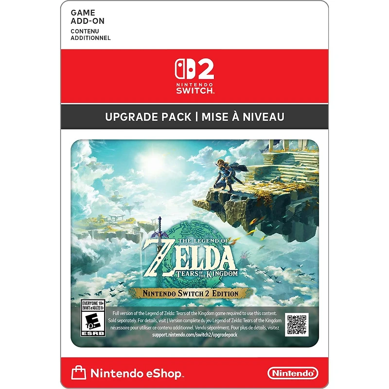 The Legend of Zelda: Tears of the Kingdom – Nintendo Switch 2 Edition Upgrade Pack (Digital Code)
