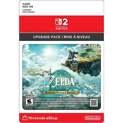 The Legend of Zelda: Tears of the Kingdom – Nintendo Switch 2 Edition Upgrade Pack (Digital Code)
