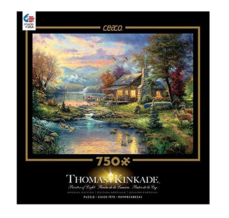 Ceaco Thomas Kinkade Special Edition 750-Piece Puzzle Nature's Paradise