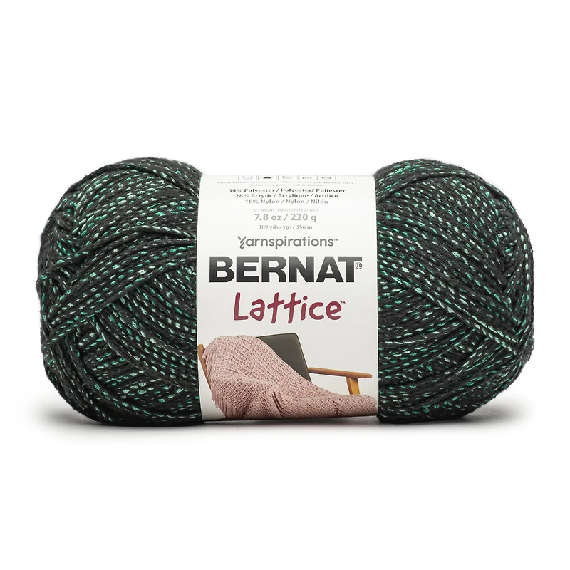 Bernat® Lattice™ #4 Worsted (Medium) Blend Yarn, 7.8oz/220g 389 Yards