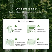 Momcozy Bamboo Fiber Disposable Nursing Pads 80 count
