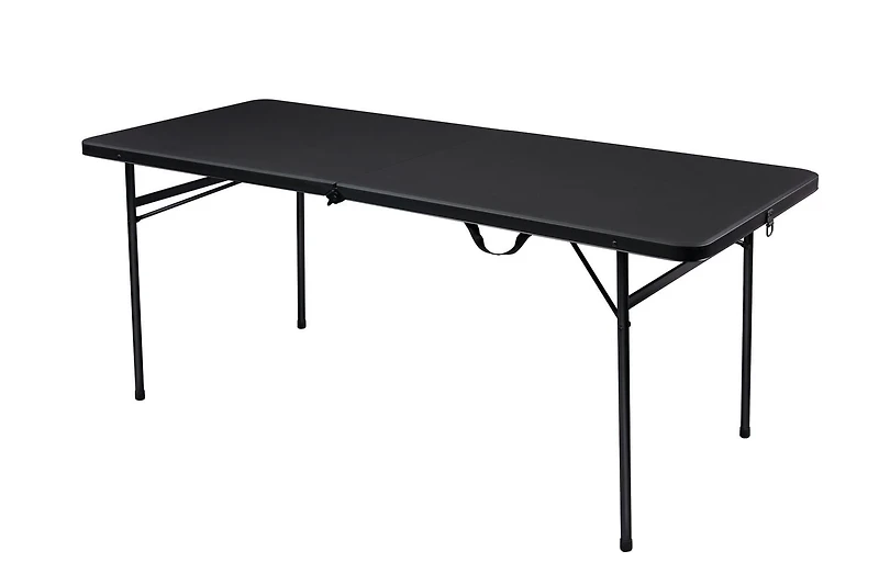 Mainstays Table pliante 6 pieds, noire