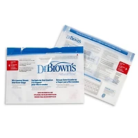 Sachets de stérilisation à vapeur d'eau pour micro-ondes de Dr. Brown's™