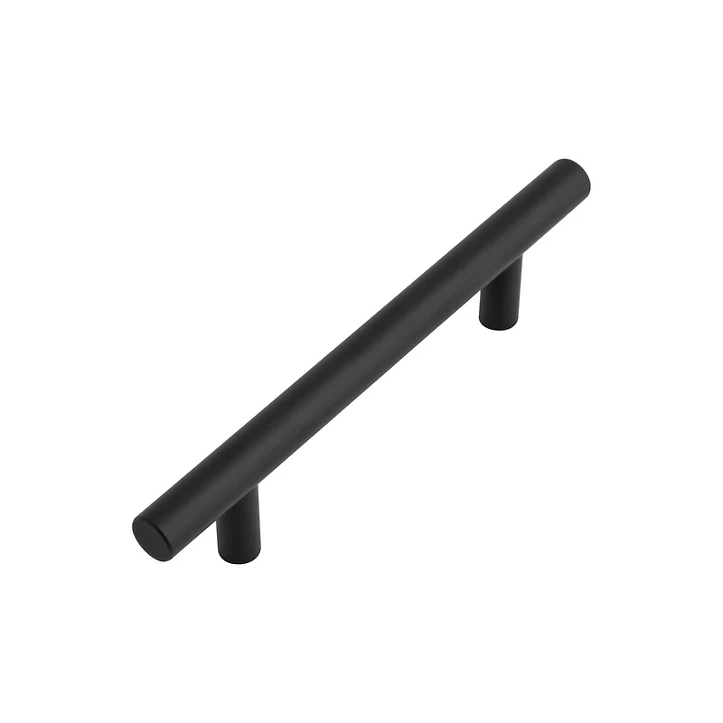 Era Poignées d'Armoire Rondes lots de 4, Noir 5.90 x 0.47 x 1.30 po.