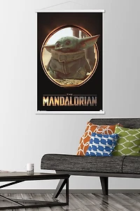 Star Wars: The Mandalorian - The Child Wall Poster, 14.725" x 22.375" Framed
