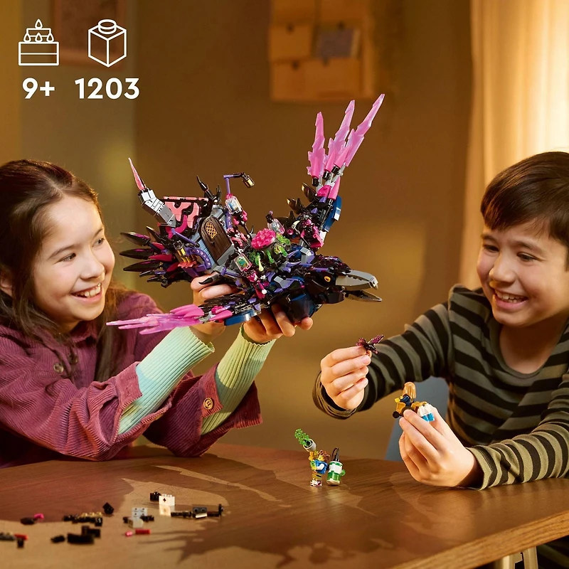 LEGO DREAMZzz The Never Witch’s Midnight Raven Building Toy - Christmas Toys for Boys & Girls, Age 9+ - Kids Toys W/ 3 Building Options & 5 Minifigures - 71478