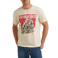 Wrangler® Men's Graphic Short Sleeve Tee Shirt, WRANGLER WRG RODEO TEE