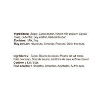 Barres de chocolat merci Au Lait 100 g