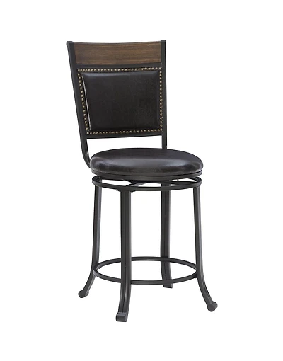 Tabouret de comptoir pivotant Trager