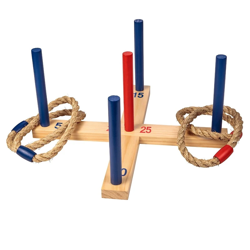 Ensemble de jeu de lancer d'anneaux en bois Triumph