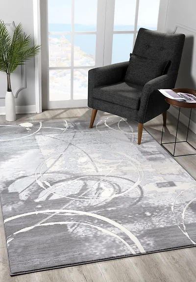 Rug Branch Oasis Collection Tapis décoratif abstrait moderne
