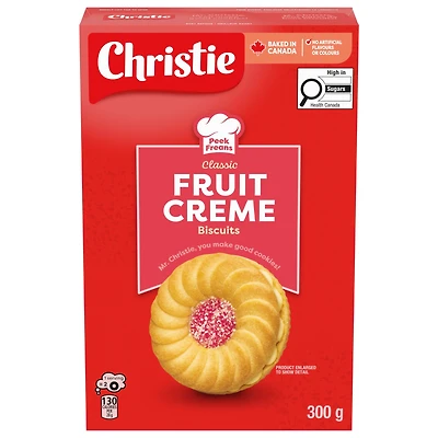 Biscuits crème de fruit de Peek Freans