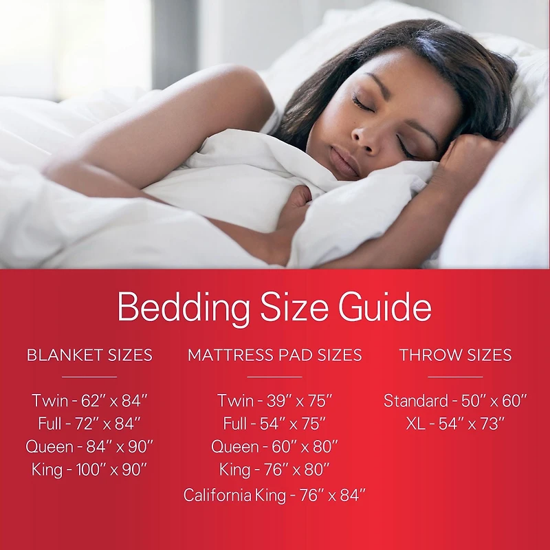 Couvre-matelas chauffant Sunbeam