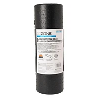 GoZone 18” High-Density Foam Roller – Black, Lightweight and compact