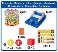 Epoch Games Jeu de pièces porte-bonheur Super Mario, jeu d'action sur table pour 4 ans et plus