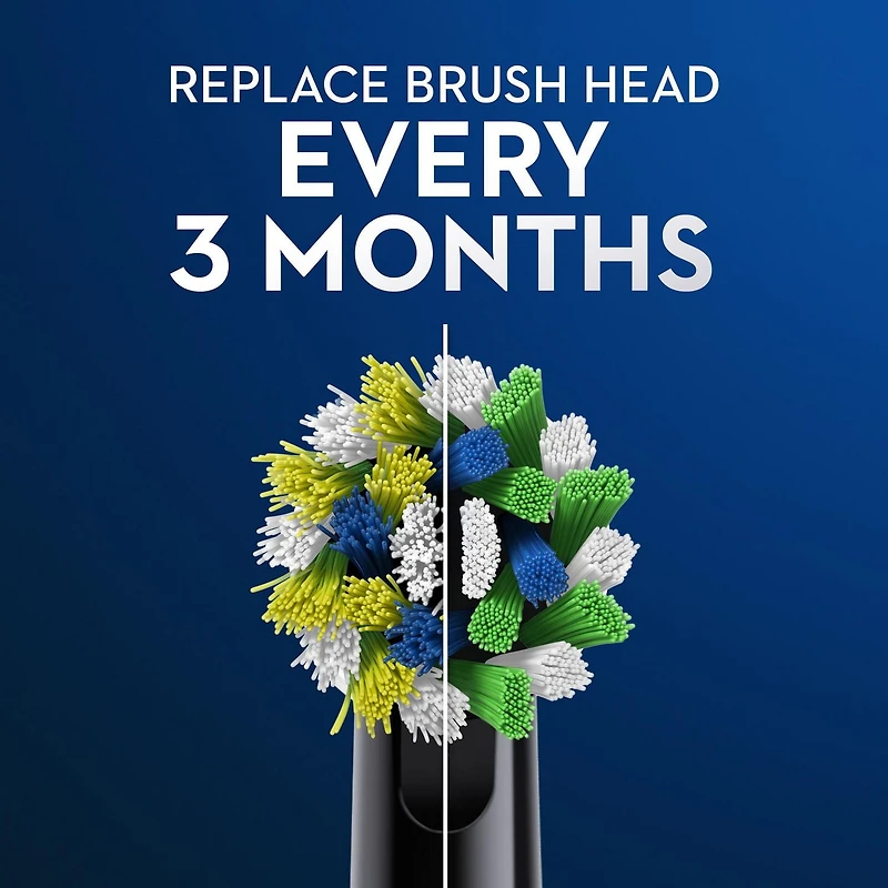 Brossettes de rechange Oral-B CrossAction pour brosse à dents électrique, noires