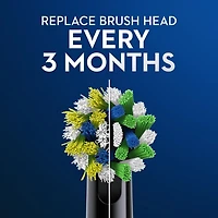 Brossettes de rechange Oral-B CrossAction pour brosse à dents électrique, noires