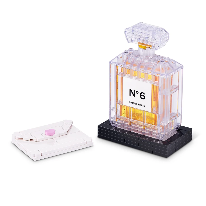 MAX Build More Premium Beauty Collection (Perfume) by ZURU – Novelty Unboxing Toy & Building Brick Collectible Minis with up to 169 Pieces, Build & Display, Ages 8+, Kids, Teens & Adults