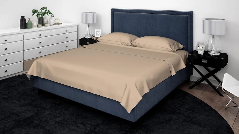 Ensemble de draps Johnson Home 200 TC - Draps 100 % coton