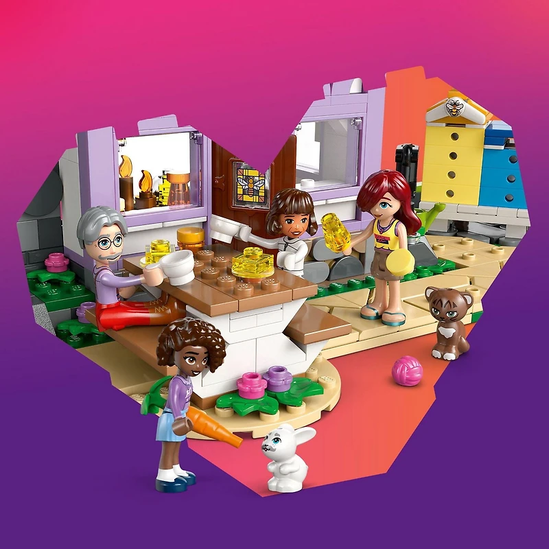 LEGO Friends Beekeepers' House and Flower Garden Toy Building Set - Pretend Play Set for Kids, Girls and Boys, Ages 12+ - Gift Idea for Birthday - with 4 Minidolls and 2 Animal Toys - 42669